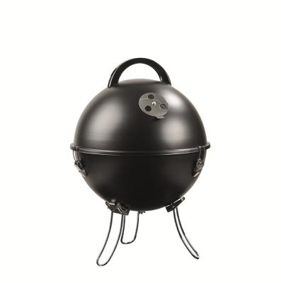 China Easily Assembled Camping Portable Grills 12inch Outdoor Charcoal Churrasuqeira Mini Ball Shape BBQ Grill Parrilla Foldable BBQ Grill for sale