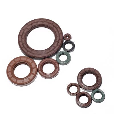 China Industrial Machinery Automobile Shaft Nitrile TC NBR FKM Double Lip Rotary Seals For Industrial Machinery for sale