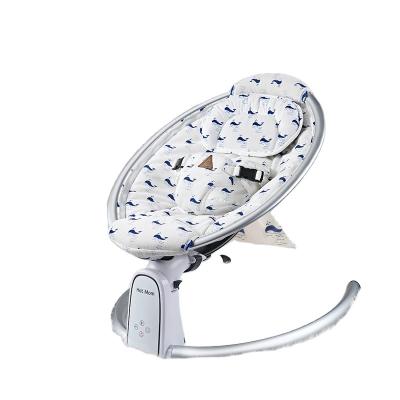 China Baby Eating Newborn Adjustable Sleeping Chair Newborn Baby Coaxial Coaxial Baby Rocking Chair Electric Comfort Bassinet Customized for sale