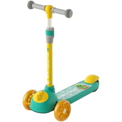 China PU Children's Scooter 1-3-6 Years Detachable Wheel Momentum Male And Female Baby Pedal Tricycle Children Balancing Car for sale