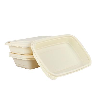 China Modern Wholesale Disposable Paper Pulp Food Packaging Cornstarch Takeout Bowl for sale