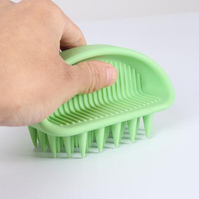 China Sustainable Rubber Shower Massage Silicone Dog Brush Cleaning Wash Pet Bathing Tool Dog Bath Pet Bath Massager Brush Pet Cleaning for sale