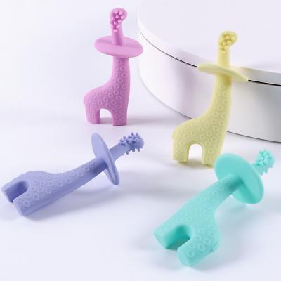 China Soft Silicone Baby Molars Toys Kids Molars Food Grade Silicone Kids Teething Chewers for sale