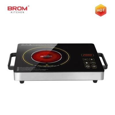 China Black hotel crystal electric electric ceramic hob infrared cooktop cooktop cooktop for sale