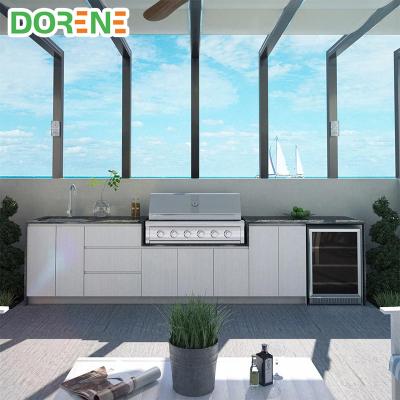 China 2021 Outdoor Durable Dorene 304 Stainless Steel Sideboard For BBQ In Israel for sale