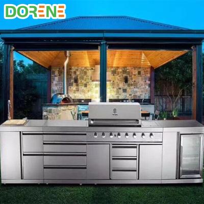 China 2021 Outdoor Durable Dorene 316 Stainless Steel Kitchen For BBQ In USA for sale