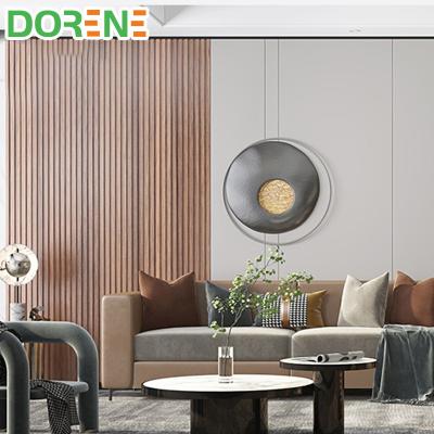 China 2021 Newest Italian Style Durable Dorene Decorative PVC Fluted Interior Wall Panel for sale