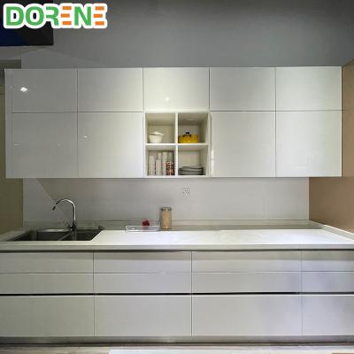 China 2021 Luxury Custom Made Durable Dorene White Modern Style Lacquer Sideboard Design for sale