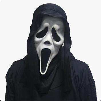 China Party Dancing Haunted House Night Props Scary Creepy Male Clown Mask Ghostface Monster Halloween Scream Party For Play Haunted House Props Decoration for sale