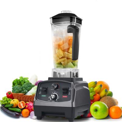 China Commercial Grade Heavy Duty Timer Blender 3HP 2200w Fruit Food Processor Blender Easy Handling Fresh Machine for sale