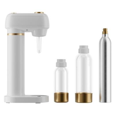 China Soda Make Portable Small Soda Fountain Machine CO2 Soda Maker For Home Carbonation With Free 1LBpa Bottle for sale