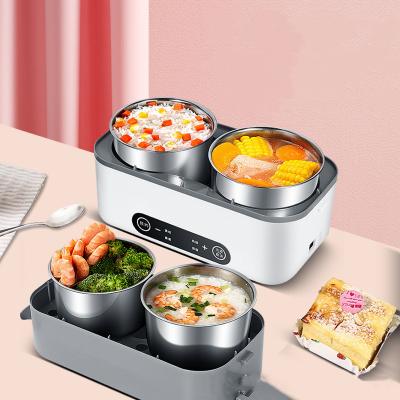 China Waterproof Lunch Box Outdoor Portable Electric Sealed Food Container 304 Stainless Steel Safe Lunch Box for sale