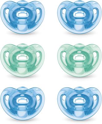 China Cool Baby Boy BPA Silicon Soother Babi Soother Pacifier Free Bebe Teat Pacifiers Bulk With Colorful Pacifier Case Box for sale