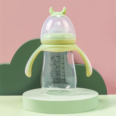 China BPA Feeding Bottle Feeding Bottle 240ml BPA Feeder Bottle Infant Wide Neck Infant Anti-Colic Baby Milk Girl Feeding Bottle for sale