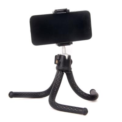 China PORTABLE Curvy Holder Flexible Octopus Legs Octopus Tripod Bracket With Clod Shoe Clip Travel Vlogging Gorillapod For Phone for sale