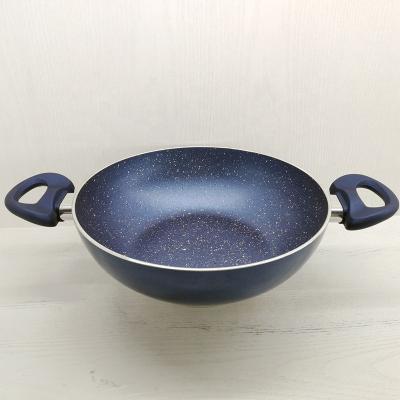 China Non Stick Sustainable Aluminum Wok With Induction Bottom Use For Pancake for sale