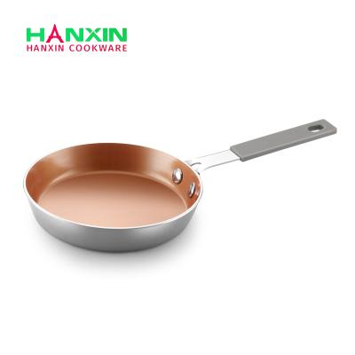 China Promotioal PFOA Mini Fry Mini Sustainable Hot Sale Frying Pan Oil Free Ceramic Casserole for sale