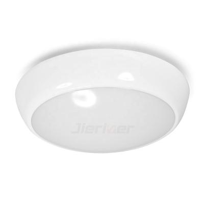 China Outdoor Mounted 14W Led Standard Round White Commercial Bathroom IP54 Bulkhead Dome Wall Service Ceiling Light for sale