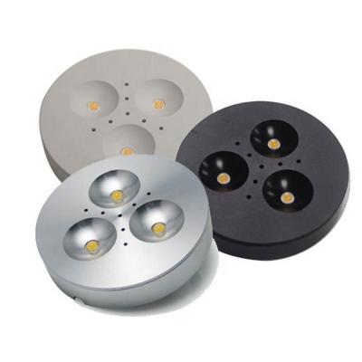 China Modern CUL DC12V 3w Dimmable LED Puck Lights for sale