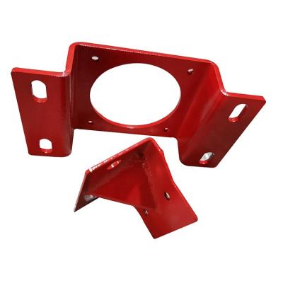 China Mild Steel/Cold Roll Steel/Hot Roll/Stainless Steel/Aluminum/Copper Customize Mechanical Parts Fabrication Services Shelf Bracket Metal Powder Coating Powders sheet metal parts for sale