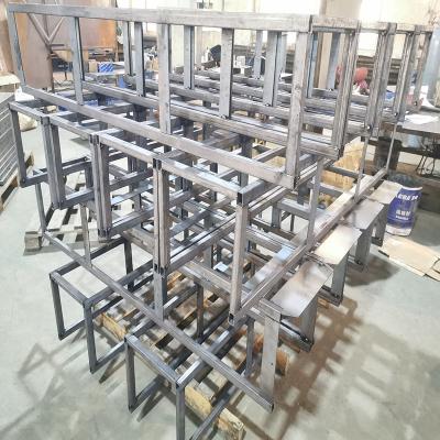 China Carbon Steel Metal Frame Fabrication Parts Sheet Metal Fabrication Welding Frame for sale