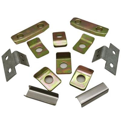 China Carbon Steel / Aluminum Sheet Metal Stamping Part Stainless Steel Clip Low MOQ Stamped Sheet Metal Parts for sale