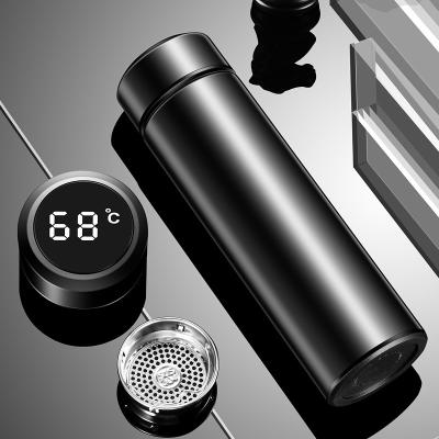 China 2020 Promotional Matte Black Stainless Stainless Sustainable Temperature Infuser Water Bottle from Tianyu for sale