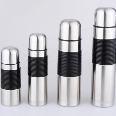 China 350ml&500ml Stainless Steel Bottle Sustainable Nice Looking Flask With Carry Strap , Vacuum Bottle Flask for sale