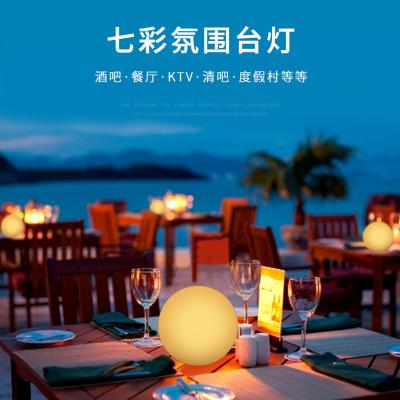 China Modern Western Round Ball Table Light Modern LED Cafe Restaurant Hotel Atmosphere Clear Light for sale