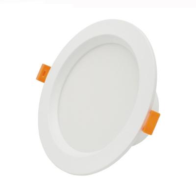 China New Modern Listed Ultra Thin Recessed Ceiling Downlight Round LED Panel Light for sale