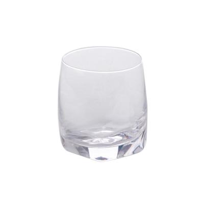 China Art Decor Simple Drinking Glass Whiskey Heavy Base Glass Mug for sale