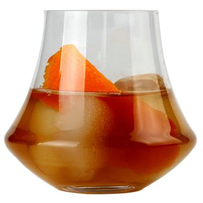 China New Product Whiskey Clear Wine Blade Shaped Whiskey Glass Crystal Cup for sale