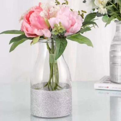 China Household Eco-friendly Creative Cheap Modern Gypsophila Party Glass Vase for sale