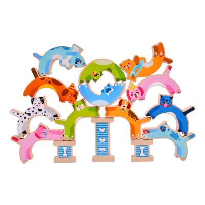 China Hand-eye coordination toy kids educational toys balance game dogs animal toy set for kids for sale