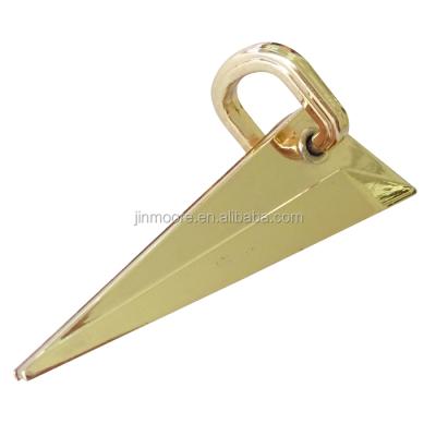 China Handbag Clutch Edge Strap Connector Triangle Shape Strap Anchor for sale