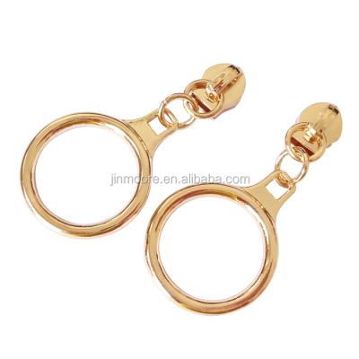 China Wholesale 5# Luxury Zipper Sliders Metal Zipper Pulls Zipper Head For Handbag for sale