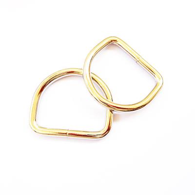 China Basic Equipment Nickle Color Metal Purse Kit Accessories D Ring For Handbag for sale