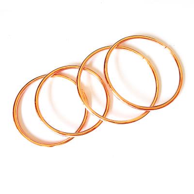 China Luxury Metal O Ring Circle Ring For Purse from Rose Gold Bag Making Hardware Wholesale for sale