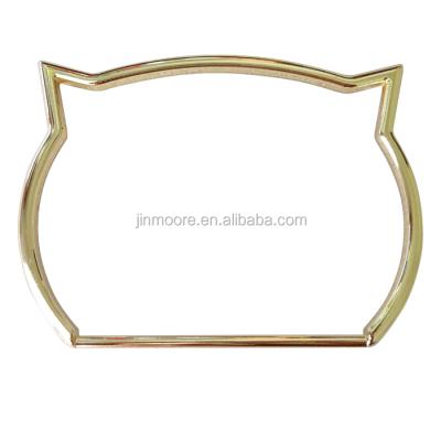 China Handbag ; Baggage; Stock Exchange ; Wallet ; Hardware Cat Shape Metal Purse D Ring Clutch Bag Purse Handle etc. ZBH01 for sale