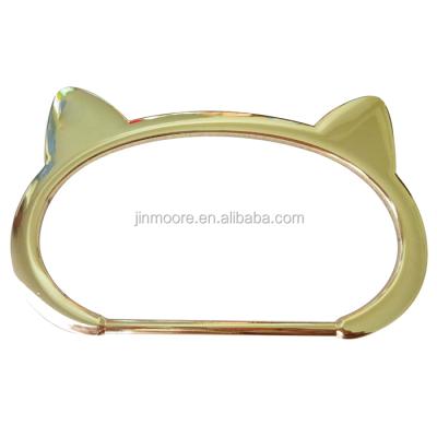 China Handbag ; Baggage; Stock Exchange ; Wallet ; Clutch etc fashion metal purse handle handbag handle. customized Cat Shaped Handle for sale