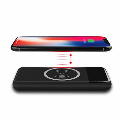 China Portable Mobile Phone Wireless Charger RoHs Wireless Power Bank With Adjustable Bracket for sale