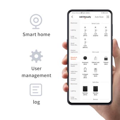 China Tuya App Shuwei Waterproof Tuya Smart Electric Fingerprint Printsmart Glass Door Lock for sale