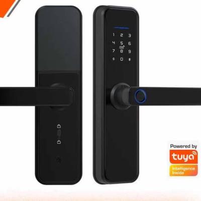 China Shuwei Life Tuya Smart Modern High Quality Fingerprint Remote Control Smart Door Lock for sale