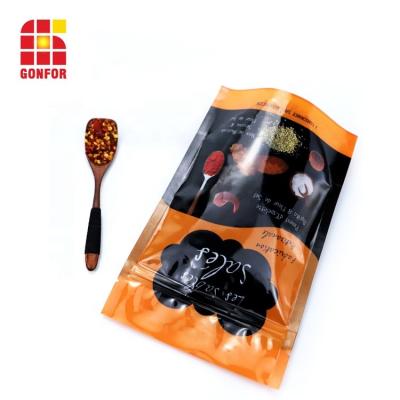 China 1 Ounce Reusable Moisture Proof 1 Kg Standup Pouches Zipper Lock Matte Window Plastic Packaging Mylar Zipper Plastic Bag For Spices for sale