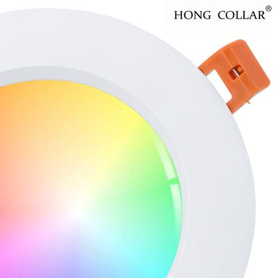 China Smart WiFi RGB Anti-glare Smart Downlight 5W 7W 9W Dimmable Led Downligh for sale