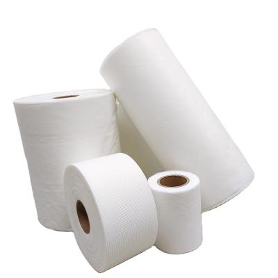 China Waterproof High Quality White 100% Polypropylene Spunbonded Non PP Woven Fabric Roll Nonwoven Fabric for sale