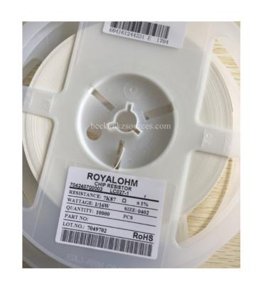 China Circuit [ready to board resistance] 7.87kohm filtering 7K87 1% 5% 0402 ROHS for sale