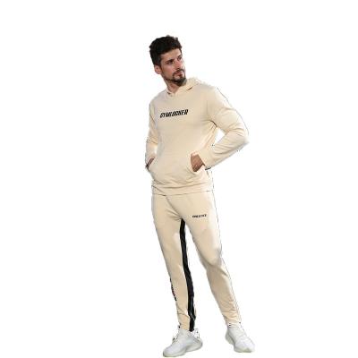 China New Breathable 2 Piece Men's Jogging Sweatsuit Sets Graffiti Mens Tracksuit Sweatsuit Mens Custom Logo for sale