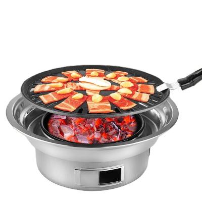 China Easily Assembled Indoor Teppanyaki Electric Hot Pot Grill Smokeless Grill for sale