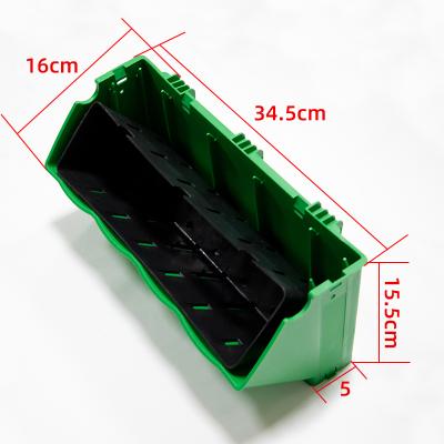 China Cheap Modern China Flower Box Self Watering Container Lazy Hanging Flower Plant Planter Plastic Pots for sale